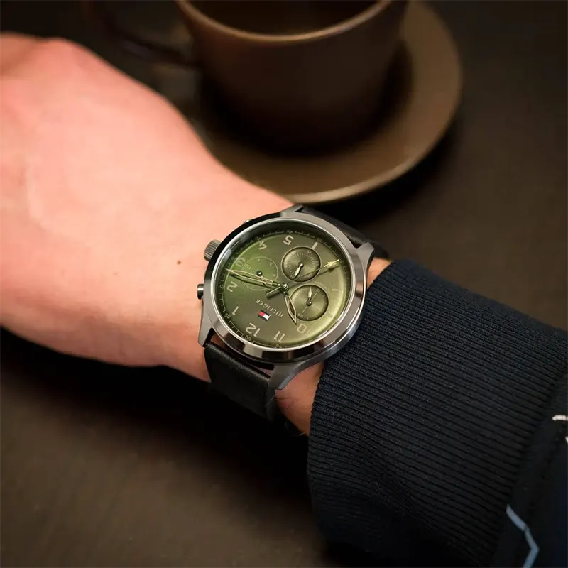 Tommy Hilfiger Asher Green Dial Quartz Men’s Watch- 1791856